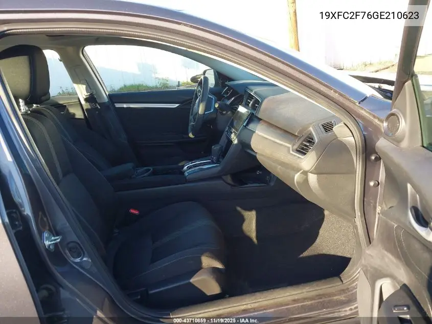 19XFC2F76GE210623 2016 Honda Civic Ex