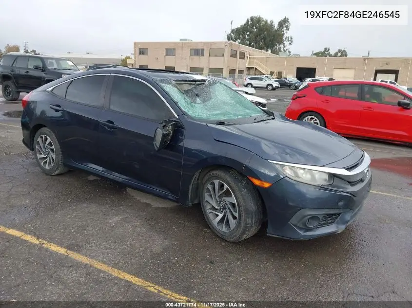 19XFC2F84GE246545 2016 Honda Civic Ex