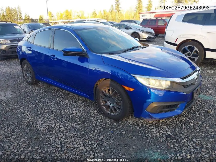 19XFC2F79GE248993 2016 Honda Civic Ex