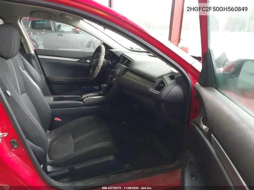 2HGFC2F50GH560849 2016 Honda Civic Lx