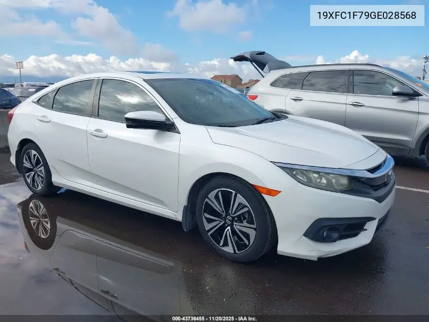 19XFC1F79GE028568 2016 Honda Civic Ex-L