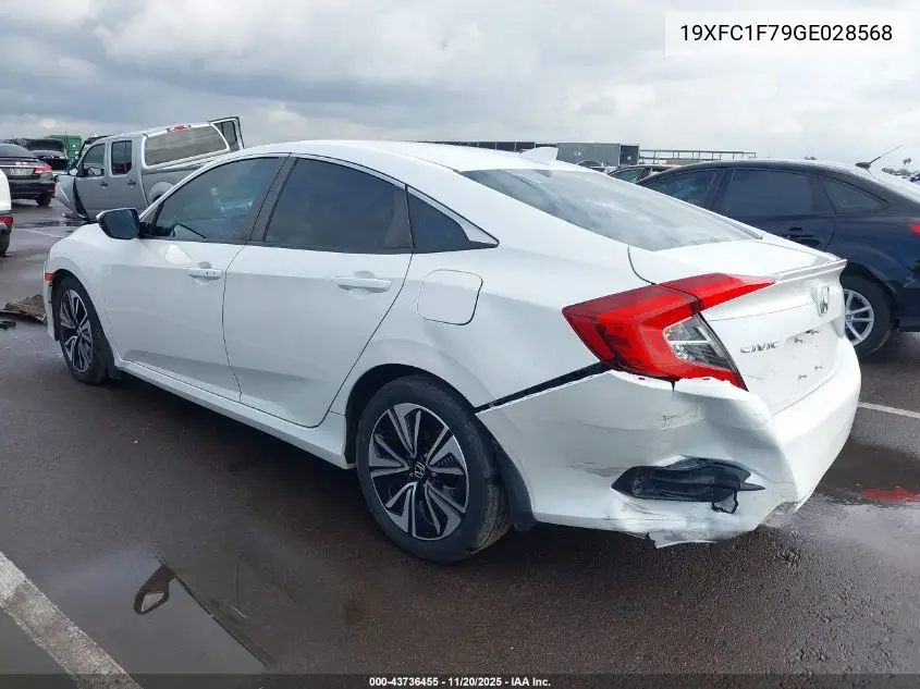 19XFC1F79GE028568 2016 Honda Civic Ex-L