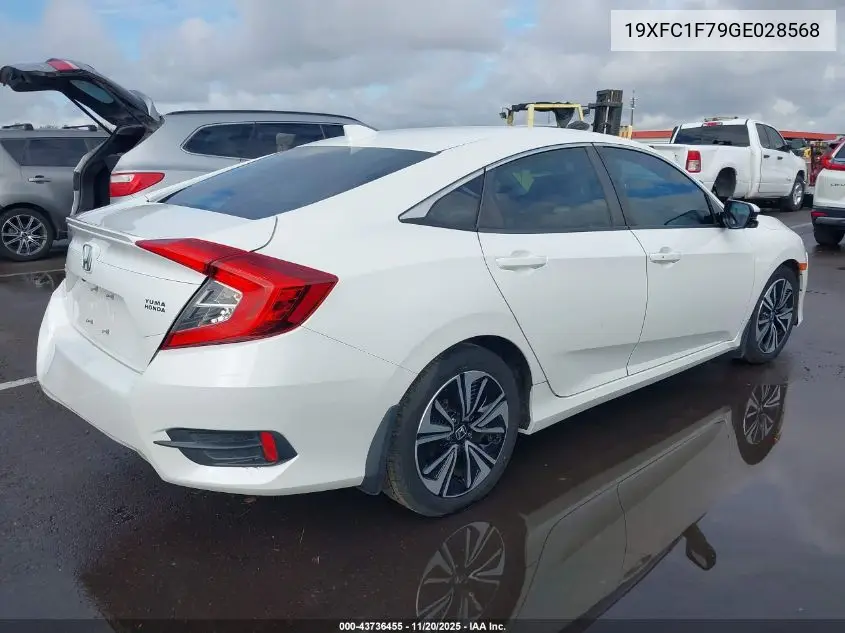19XFC1F79GE028568 2016 Honda Civic Ex-L