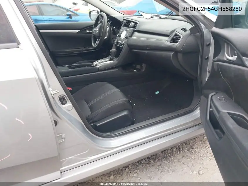 2HGFC2F54GH558280 2016 Honda Civic Lx