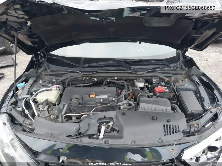 19XFC2F56GE068689 2016 Honda Civic Lx