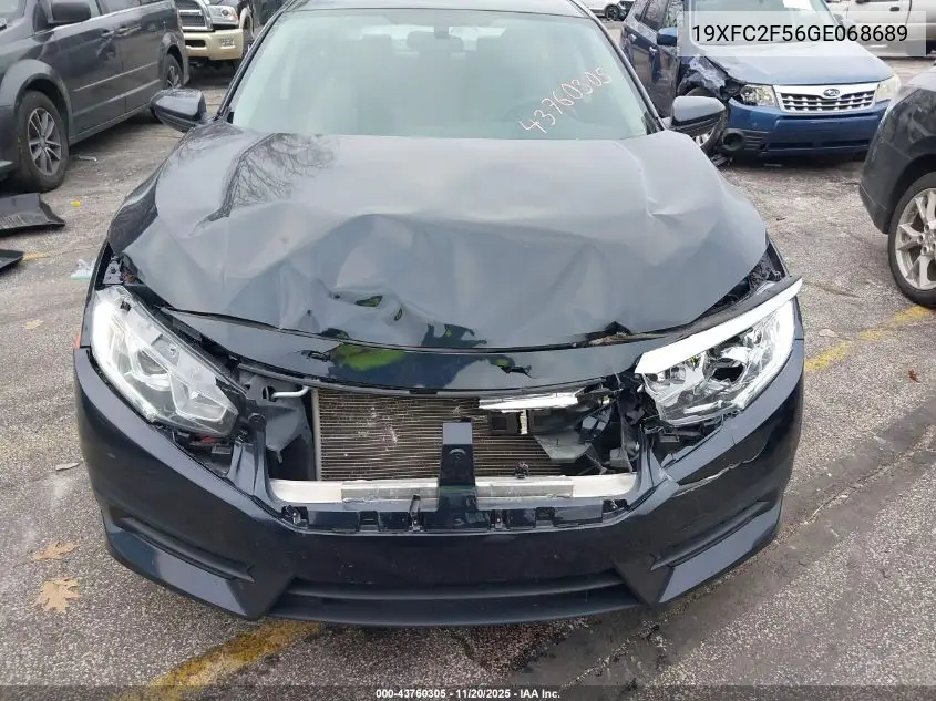 19XFC2F56GE068689 2016 Honda Civic Lx