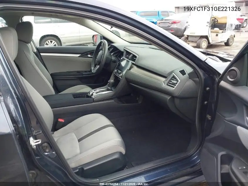 19XFC1F31GE221326 2016 Honda Civic Ex-T