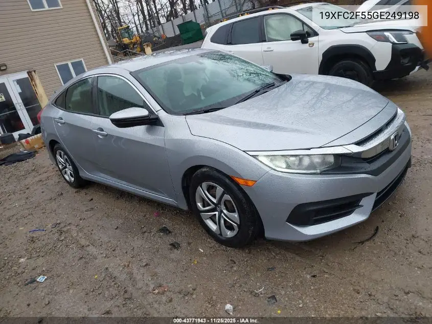 19XFC2F55GE249198 2016 Honda Civic Lx