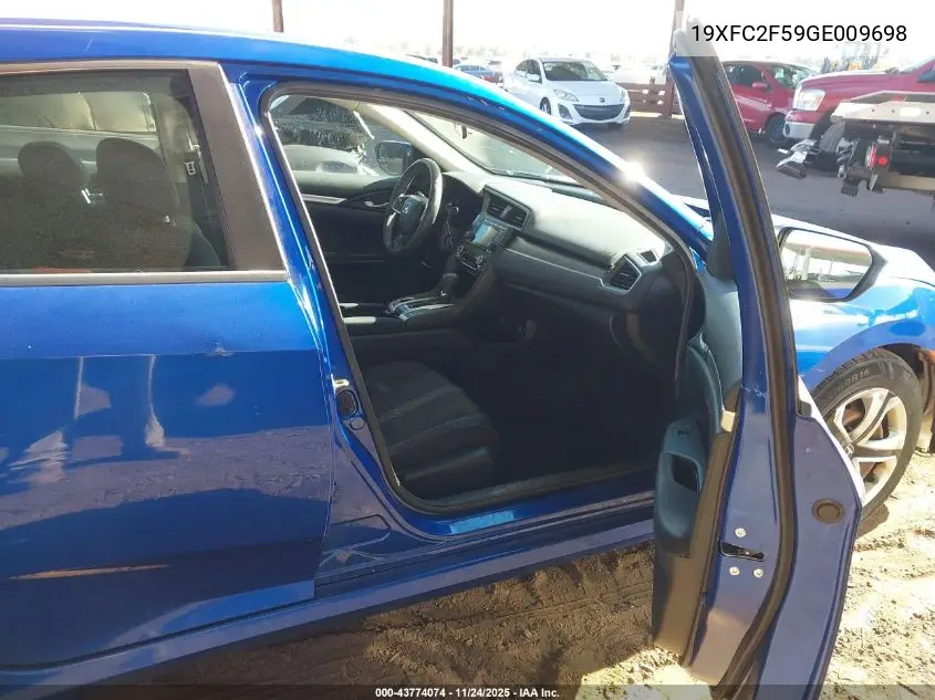 19XFC2F59GE009698 2016 Honda Civic Lx