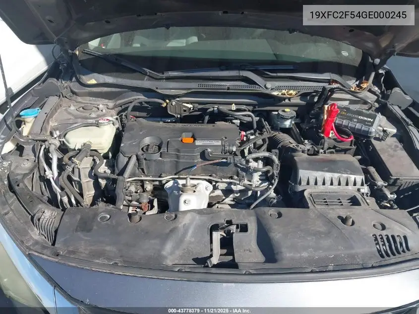 19XFC2F54GE000245 2016 Honda Civic Lx