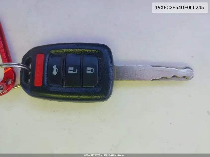 19XFC2F54GE000245 2016 Honda Civic Lx