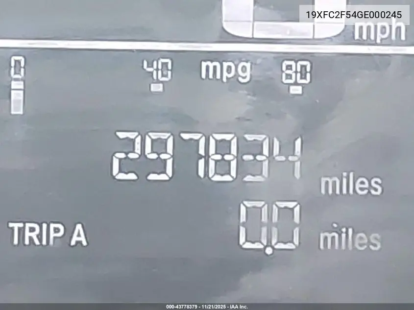 19XFC2F54GE000245 2016 Honda Civic Lx