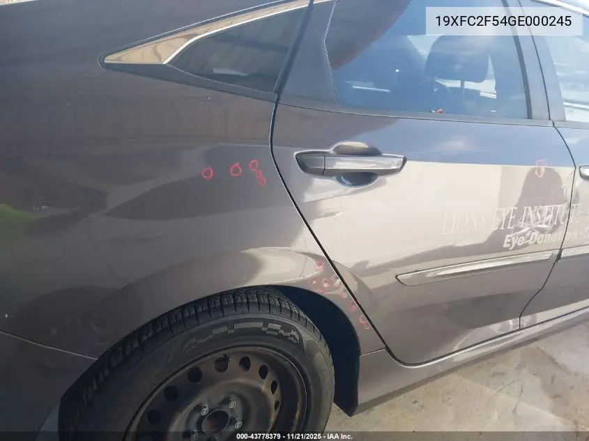 19XFC2F54GE000245 2016 Honda Civic Lx