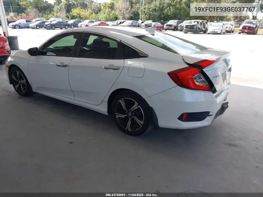19XFC1F93GE037767 2016 Honda Civic Touring