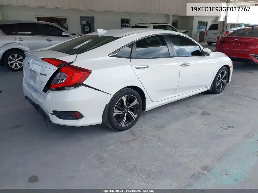 19XFC1F93GE037767 2016 Honda Civic Touring