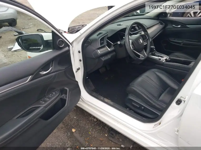 19XFC1F77GE034045 2016 Honda Civic Ex-L