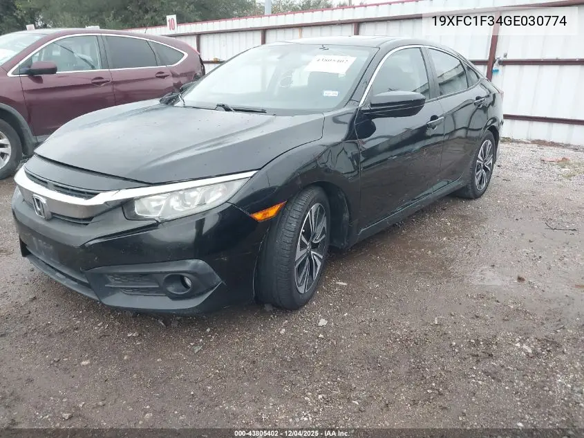 19XFC1F34GE030774 2016 Honda Civic Ex-T