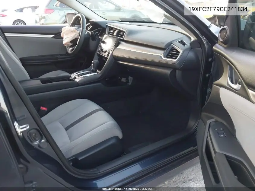 19XFC2F79GE241834 2016 Honda Civic Ex