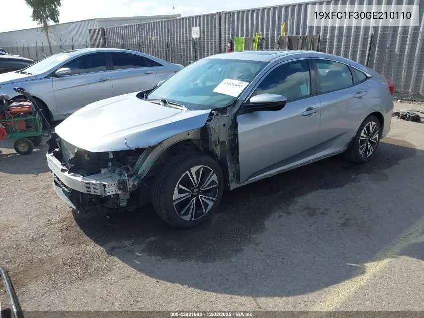 19XFC1F30GE210110 2016 Honda Civic Ex-T