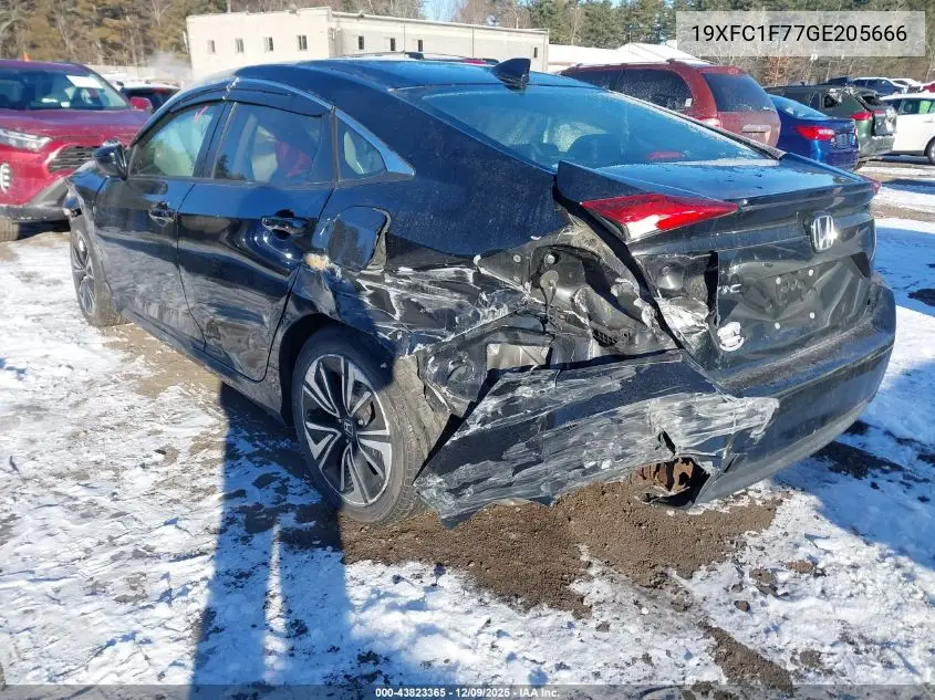 19XFC1F77GE205666 2016 Honda Civic Ex-L