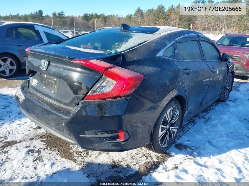 19XFC1F77GE205666 2016 Honda Civic Ex-L
