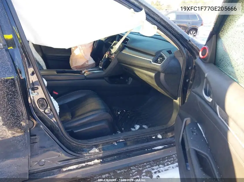 19XFC1F77GE205666 2016 Honda Civic Ex-L