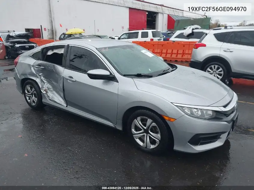 19XFC2F56GE094970 2016 Honda Civic Lx
