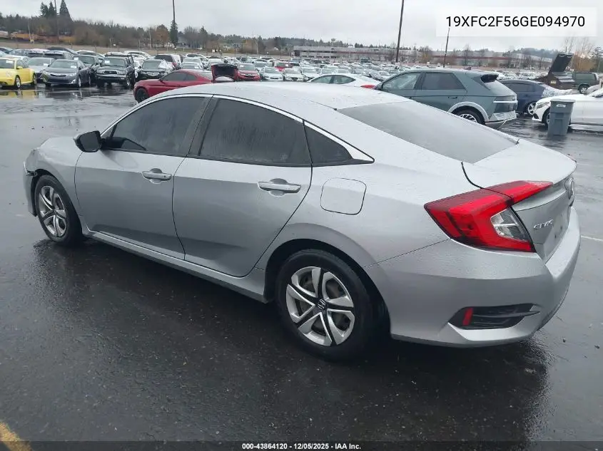 19XFC2F56GE094970 2016 Honda Civic Lx
