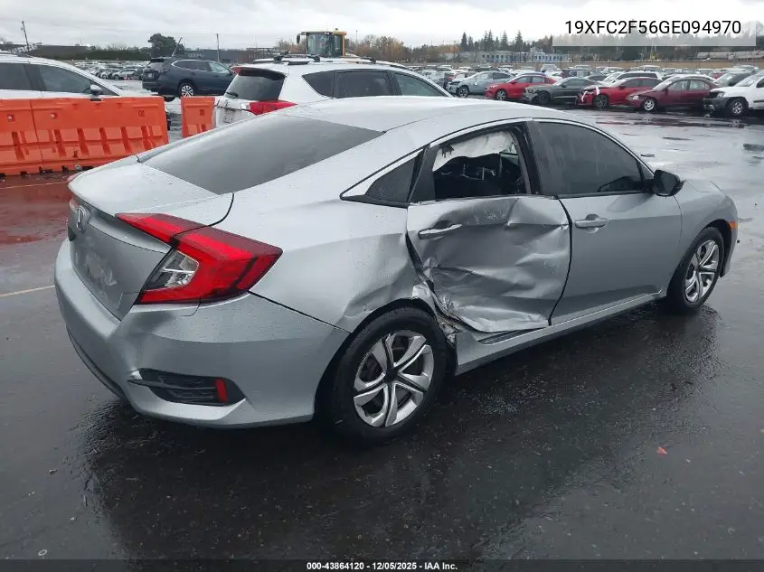 19XFC2F56GE094970 2016 Honda Civic Lx