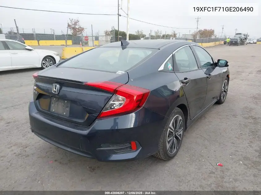 19XFC1F71GE206490 2016 Honda Civic Ex-L