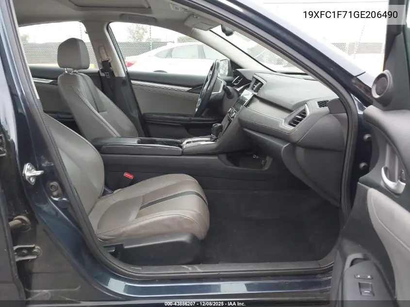19XFC1F71GE206490 2016 Honda Civic Ex-L