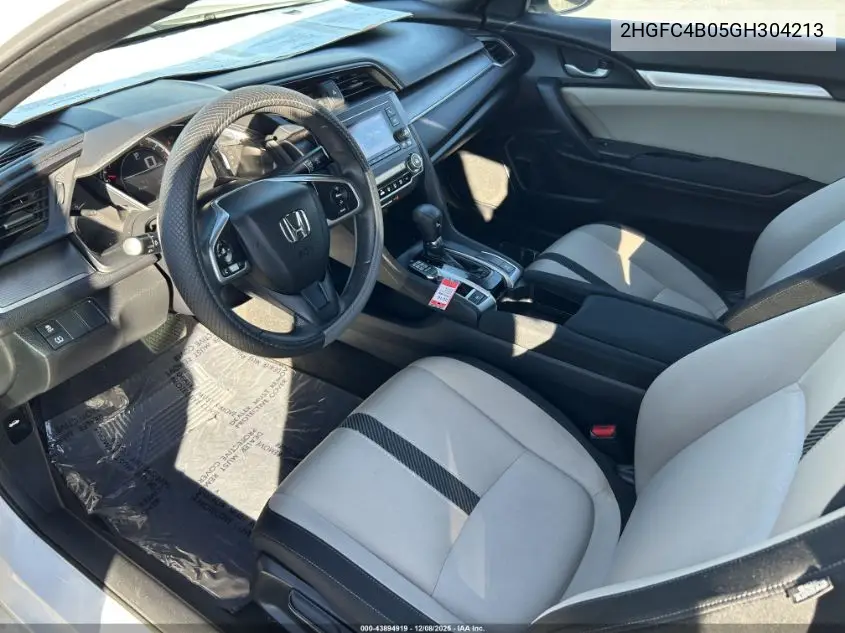 2HGFC4B05GH304213 2016 Honda Civic Lx-P