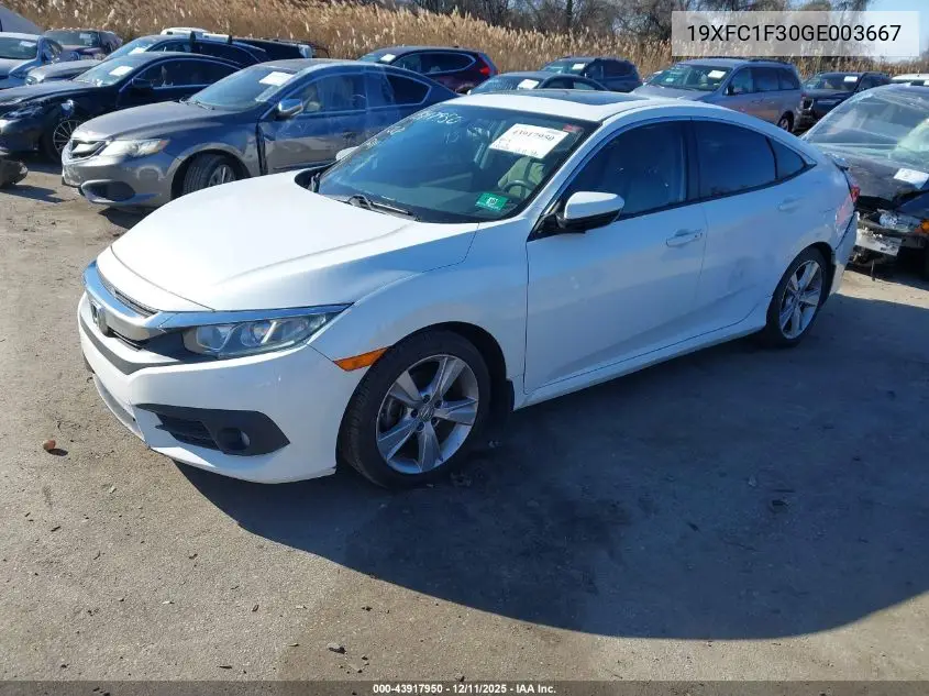 19XFC1F30GE003667 2016 Honda Civic Ex-T