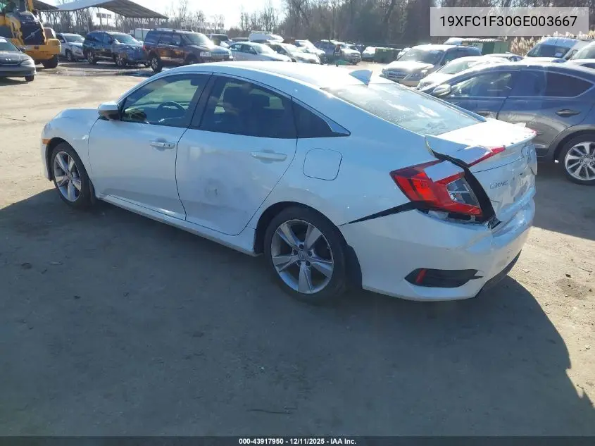 19XFC1F30GE003667 2016 Honda Civic Ex-T