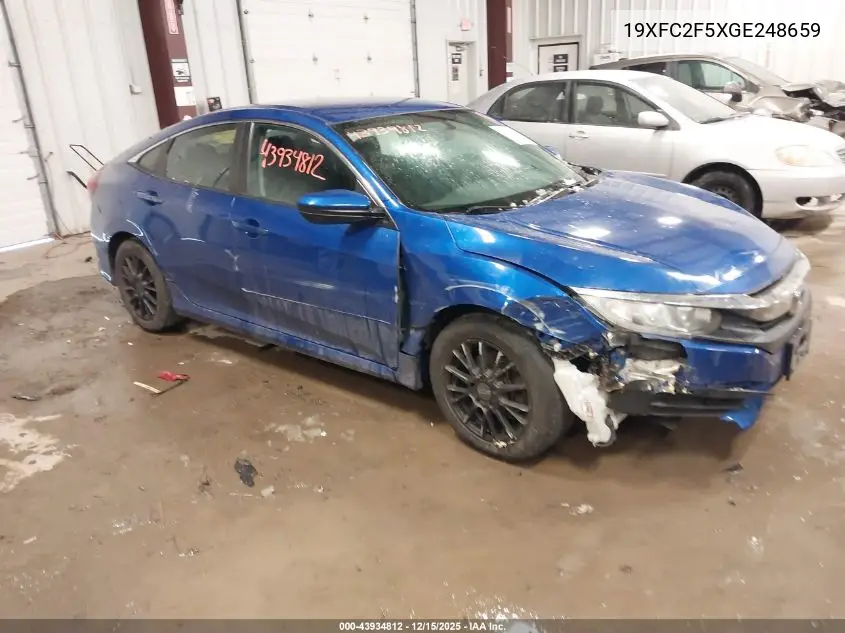 19XFC2F5XGE248659 2016 Honda Civic Lx