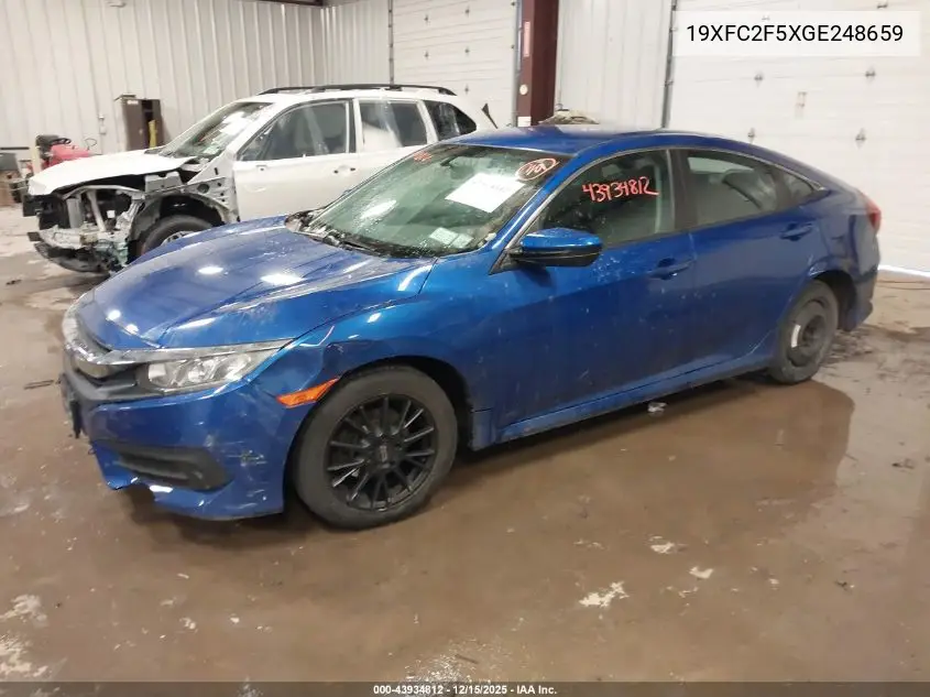 19XFC2F5XGE248659 2016 Honda Civic Lx