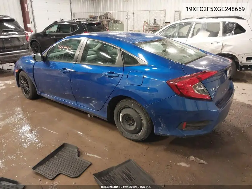 19XFC2F5XGE248659 2016 Honda Civic Lx