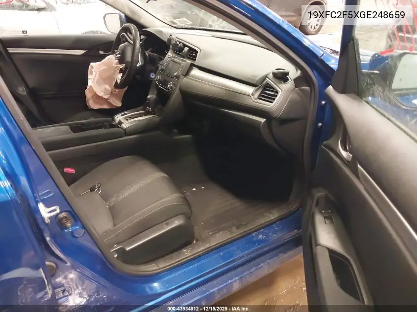 19XFC2F5XGE248659 2016 Honda Civic Lx
