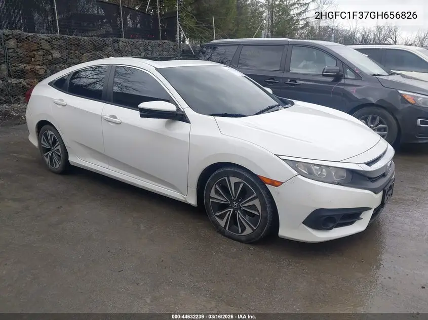 2HGFC1F37GH656826 2016 Honda Civic Ex-T