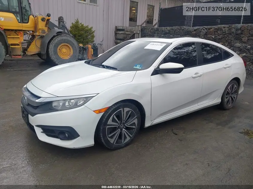 2HGFC1F37GH656826 2016 Honda Civic Ex-T