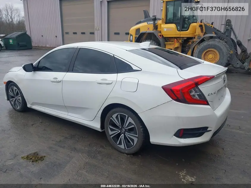 2HGFC1F37GH656826 2016 Honda Civic Ex-T