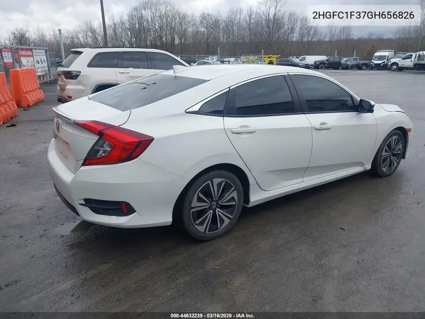 2HGFC1F37GH656826 2016 Honda Civic Ex-T