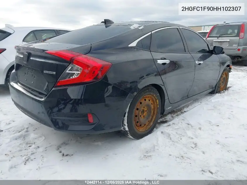 2HGFC1F90HH102307 2017 Honda Civic Touring