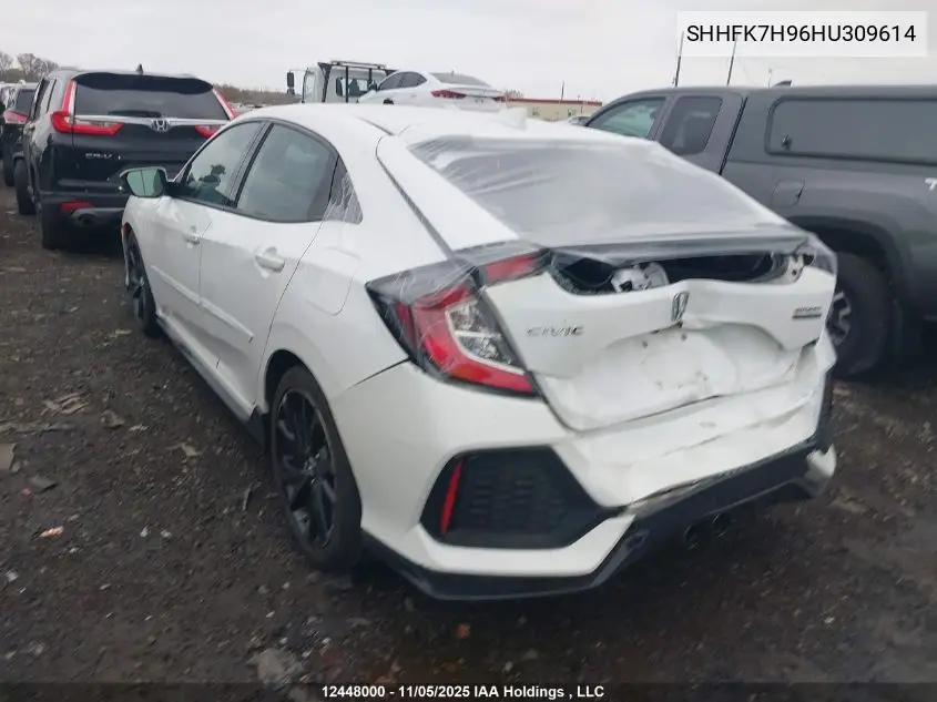 SHHFK7H96HU309614 2017 Honda Civic Sport Touring