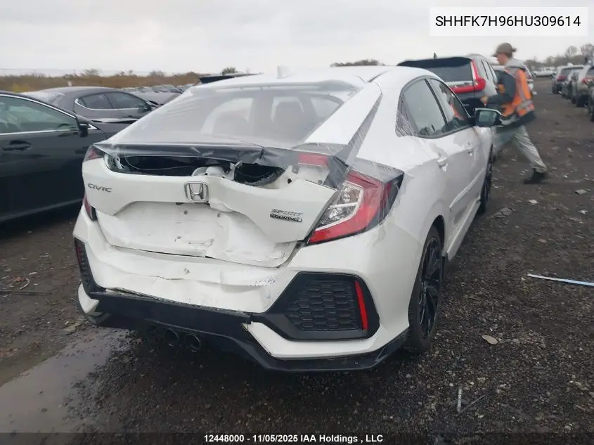SHHFK7H96HU309614 2017 Honda Civic Sport Touring