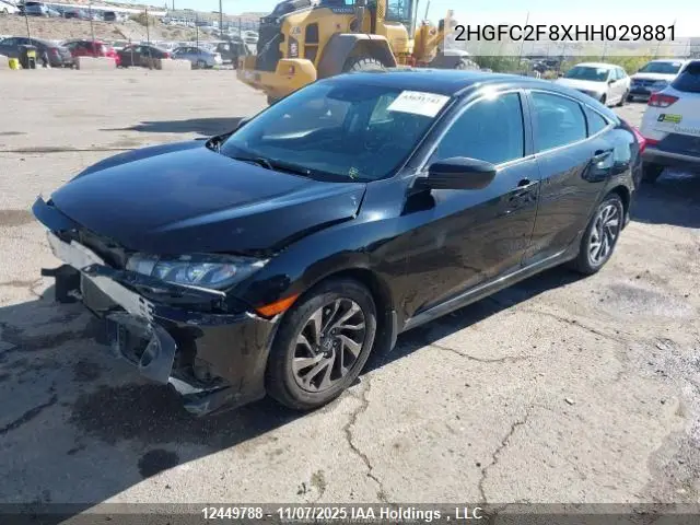 2HGFC2F8XHH029881 2017 Honda Civic