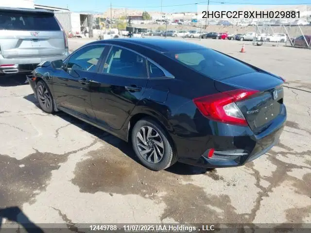 2HGFC2F8XHH029881 2017 Honda Civic
