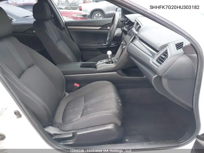 SHHFK7G20HU303182 2017 Honda Civic Lx