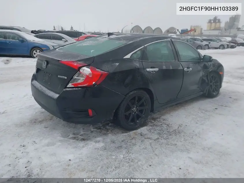 2HGFC1F90HH103389 2017 Honda Civic Touring