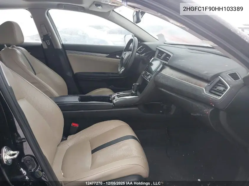 2HGFC1F90HH103389 2017 Honda Civic Touring